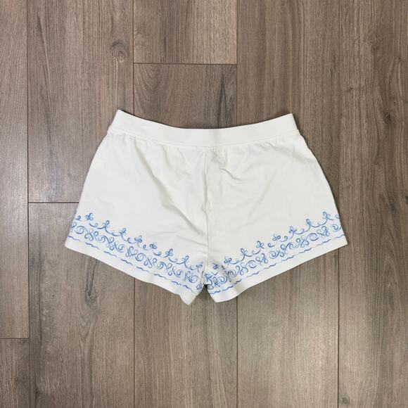 J Crew Maryam Nassir Zadeh Embroidered Mini Shorts US Women's 14 Plus New - Picture 4 of 8